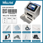 12.7mm WLD-J1 Stainless Steel Desktop Static Inkjet Printer